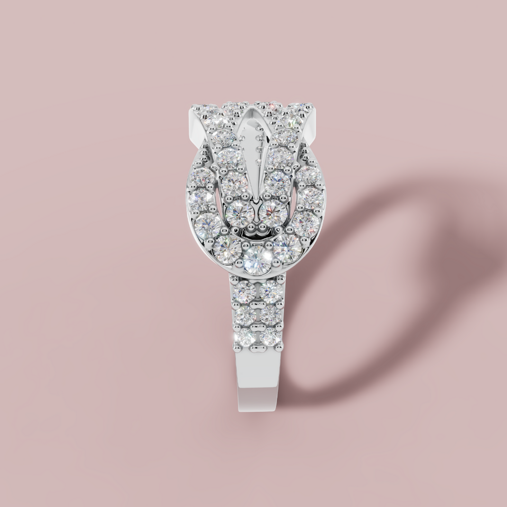 Aurielle Knot 925 Pure Silver Ring My Store