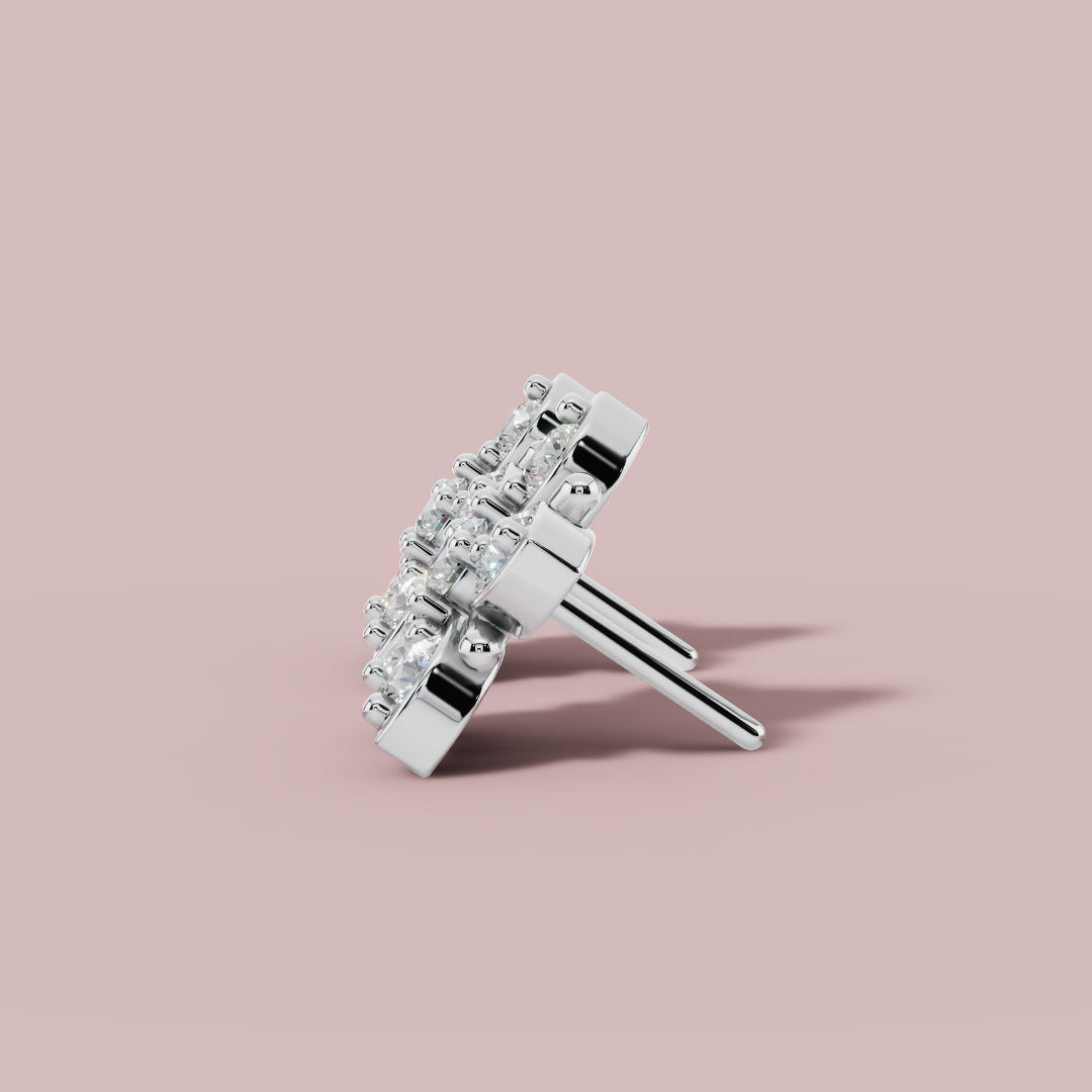 Flora Bella 925 Pure Silver Stud Earrings My Store