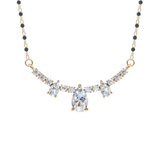 Celestial Cascade 925 Silver Mangalsutra | Velmé