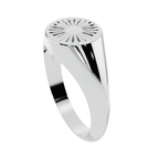 VELMÉ Solara 925 Silver Men’s Signet Ring | Velmé