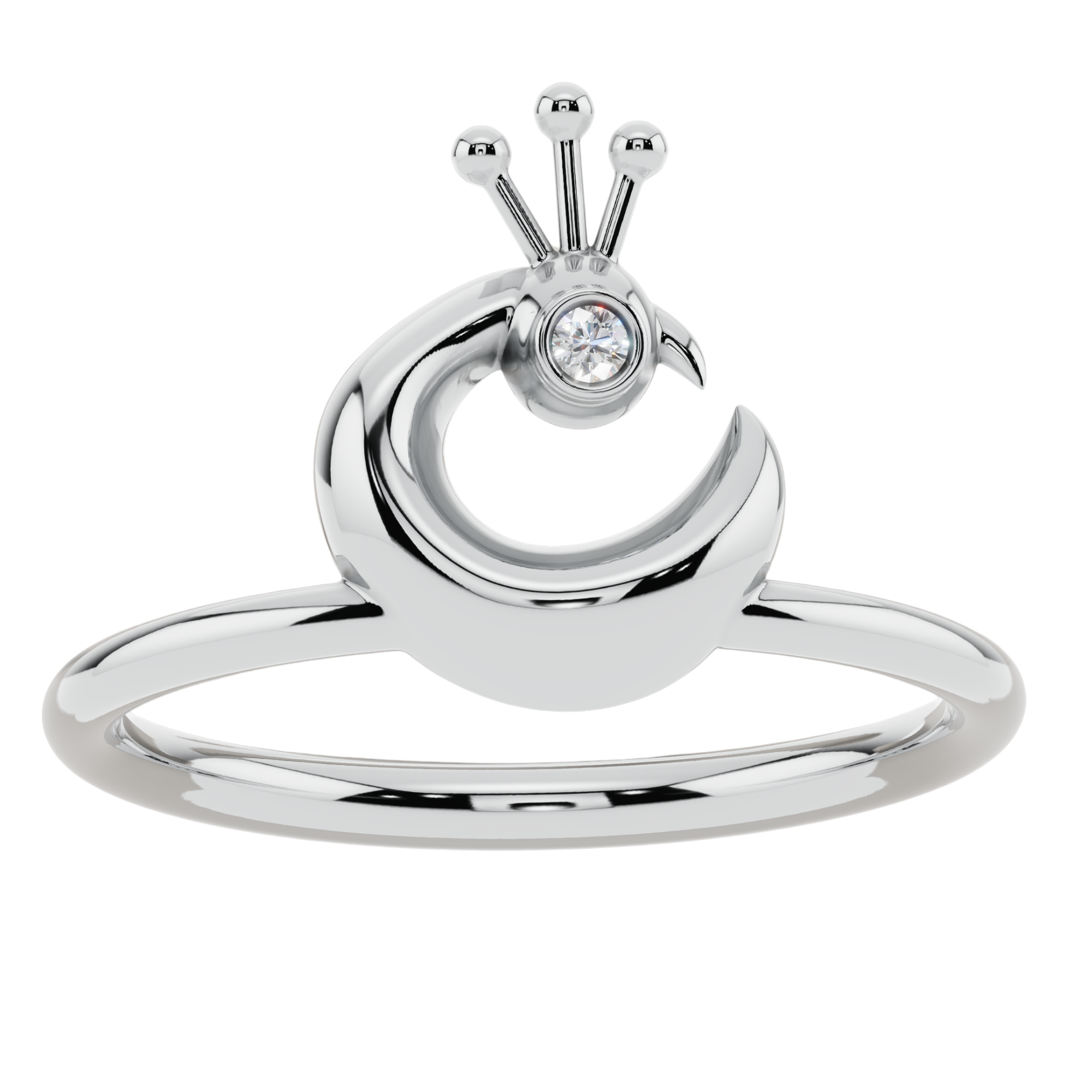 Celestial Bird Light Ring | 925 Sterling Silver | Velmé