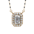 Velme Radiant 925 Silver Emerald Mangalsutra | Velmé