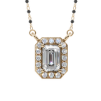 Velme Radiant 925 Silver Emerald Mangalsutra | Velmé