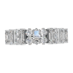 Aurora Baguette Light Ring | 925 Sterling Silver | Velmé