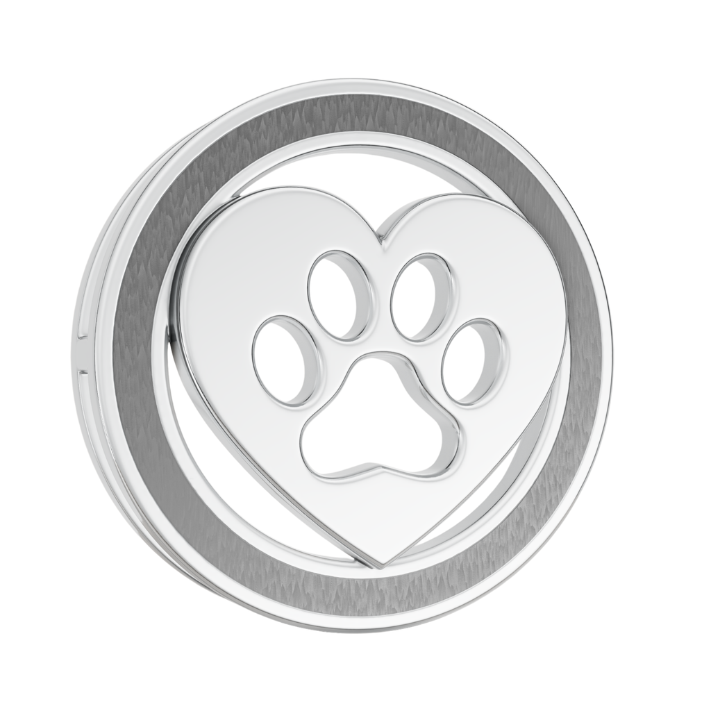 Heart Paw Rakhi Pendant | 925 Silver Convertible Rakhi