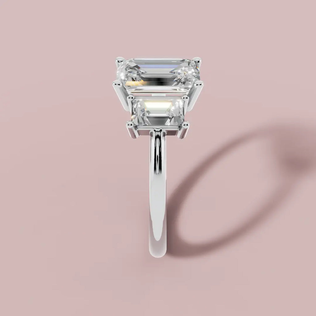 Emerald Trellis 925 Pure Silver Ring My Store