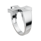 Cross 925 Silver Men’s Statement Ring | Velmé