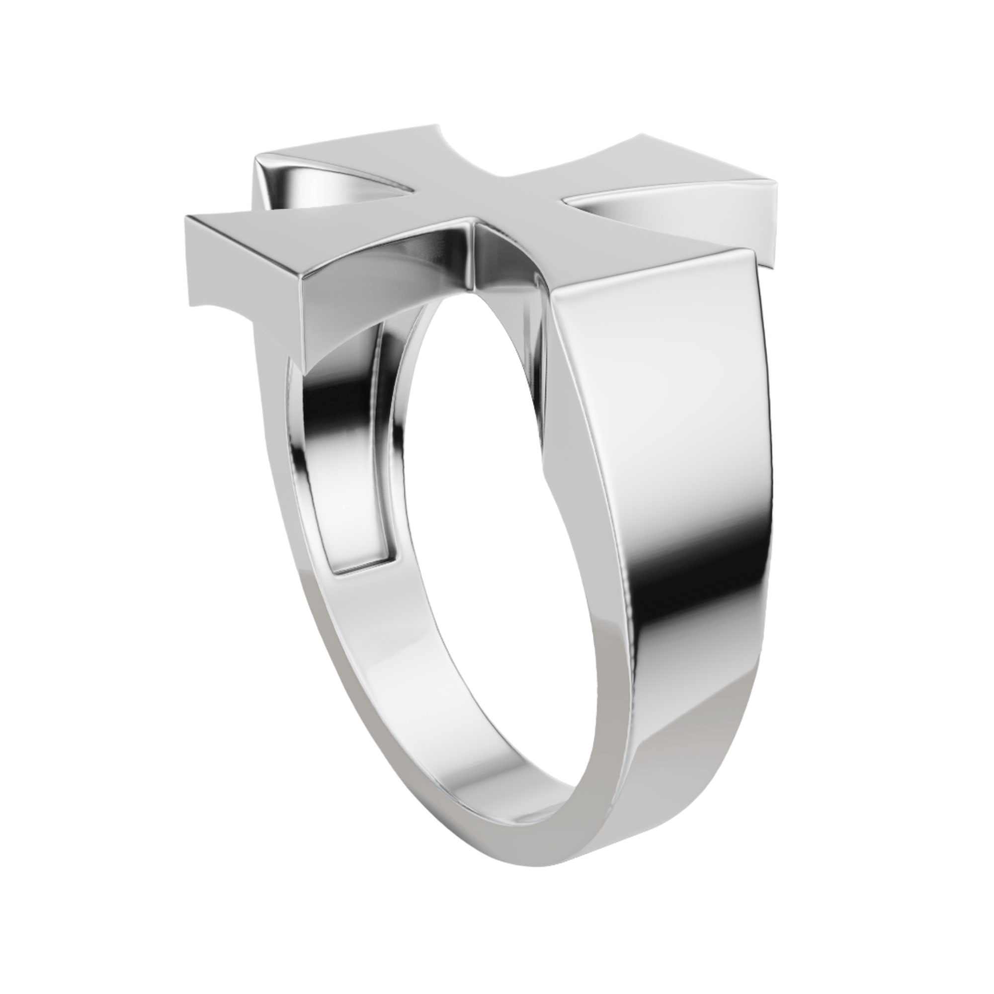 Cross 925 Silver Men’s Statement Ring | Velmé