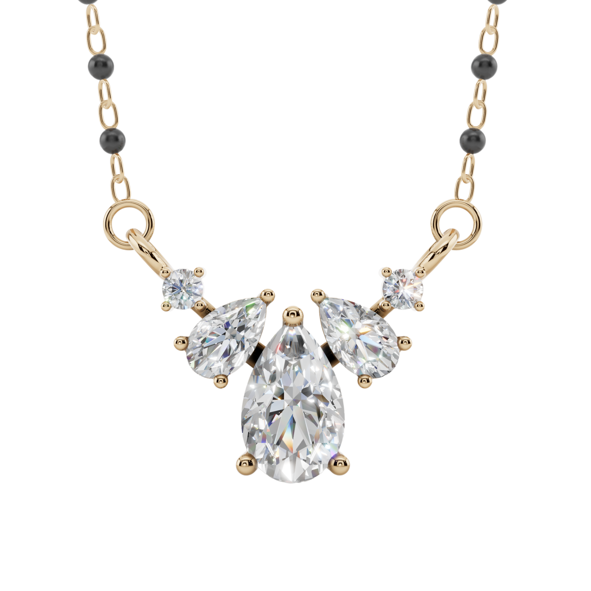 Aster Bloom 925 Silver Mangalsutra | Velmé
