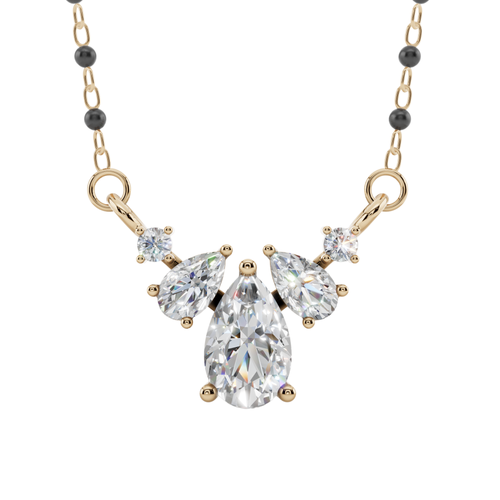 Aster Bloom 925 Silver Mangalsutra | Velmé