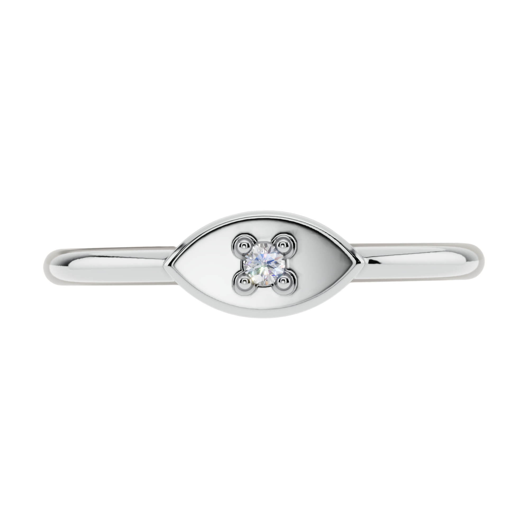 Evil Eye Light Ring | 925 Sterling Silver | Velmé