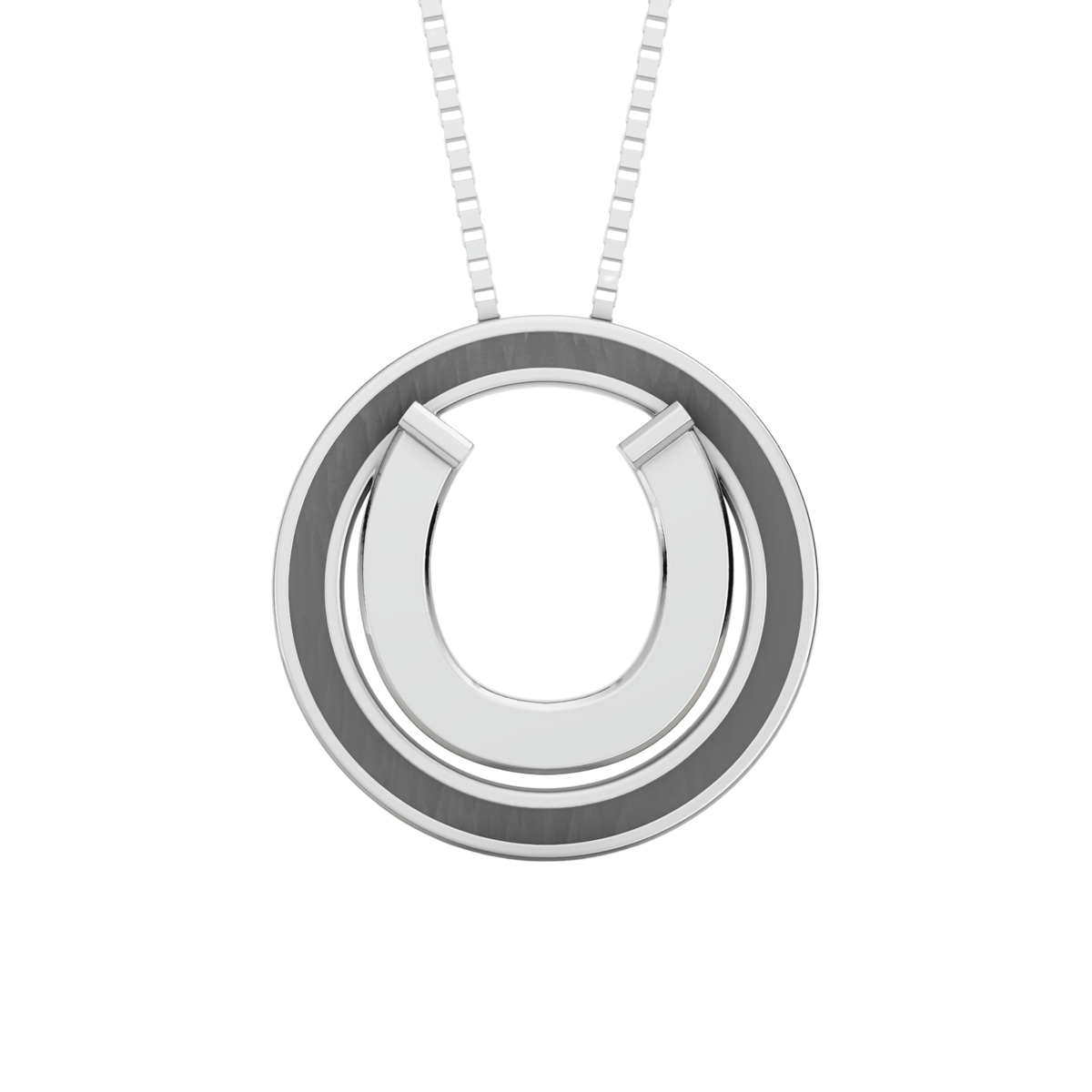 VELMÉ Lucky Horseshoe Rakhi Pendant | 925 Silver Convertible Rakhi