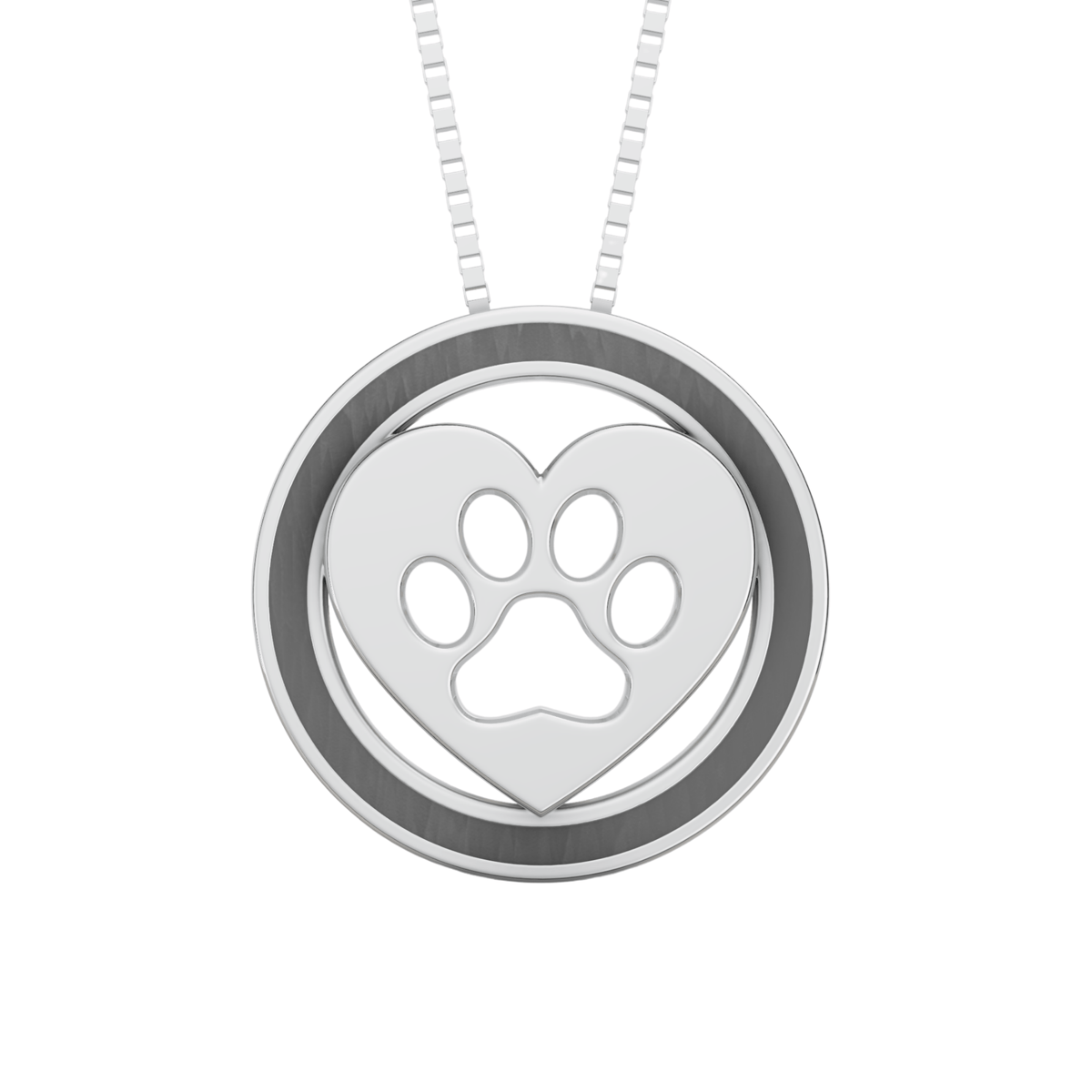 VELMÉ Heart Paw Rakhi Pendant | 925 Silver Convertible Rakhi