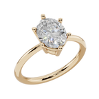 The Oval Solitaire Ring | Velmé