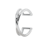 Twist Silver 925 Silver Earcuff | Velmé