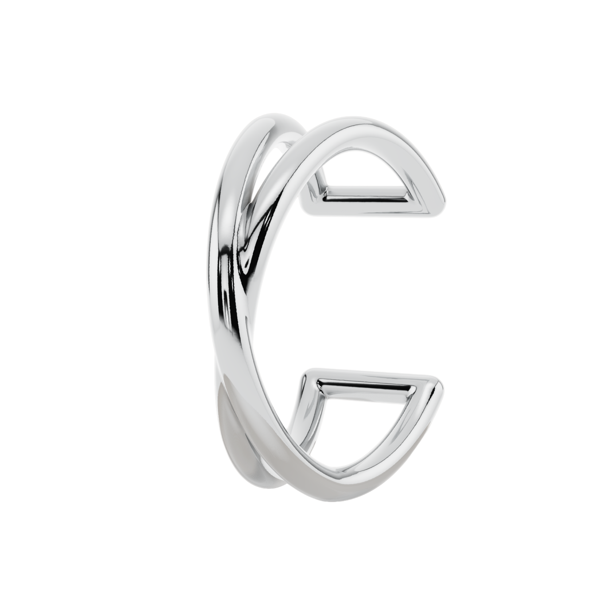 Twist Silver 925 Silver Earcuff | Velmé