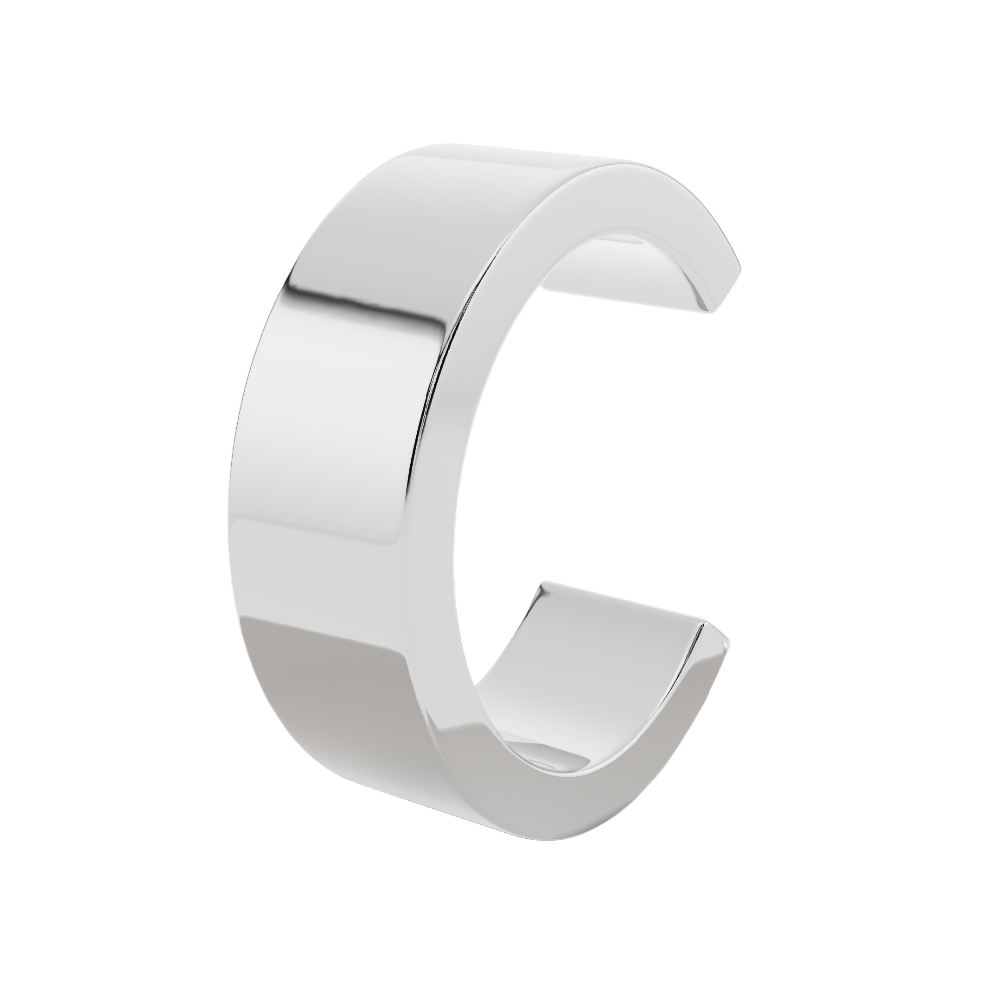 Slim Polished Silver 925 Silver Earcuff | Velmé