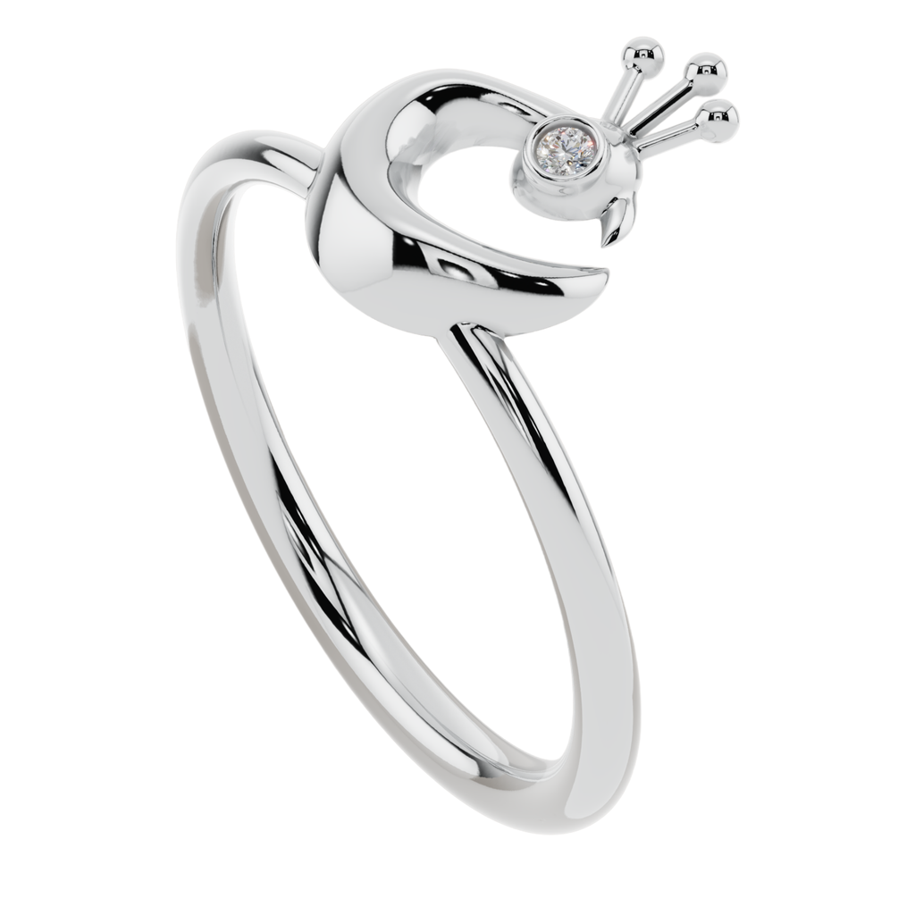 Celestial Bird Light Ring | 925 Sterling Silver | Velmé