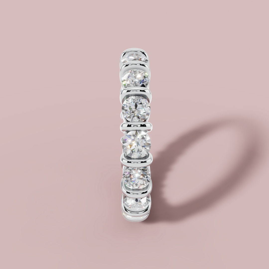 Twin Radiance 925 Pure Silver Ring My Store