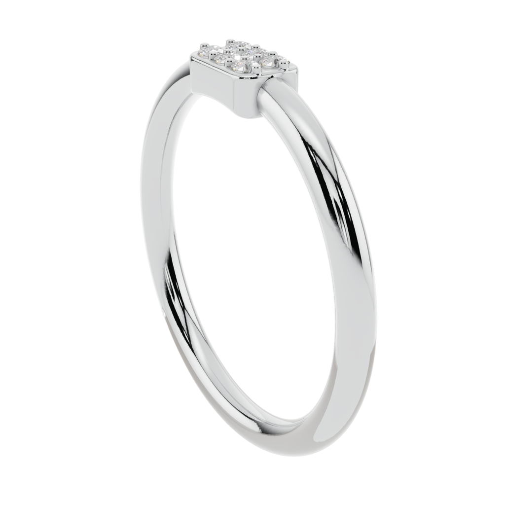 Nova Pavé Light Ring | 925 Sterling Silver | Velmé