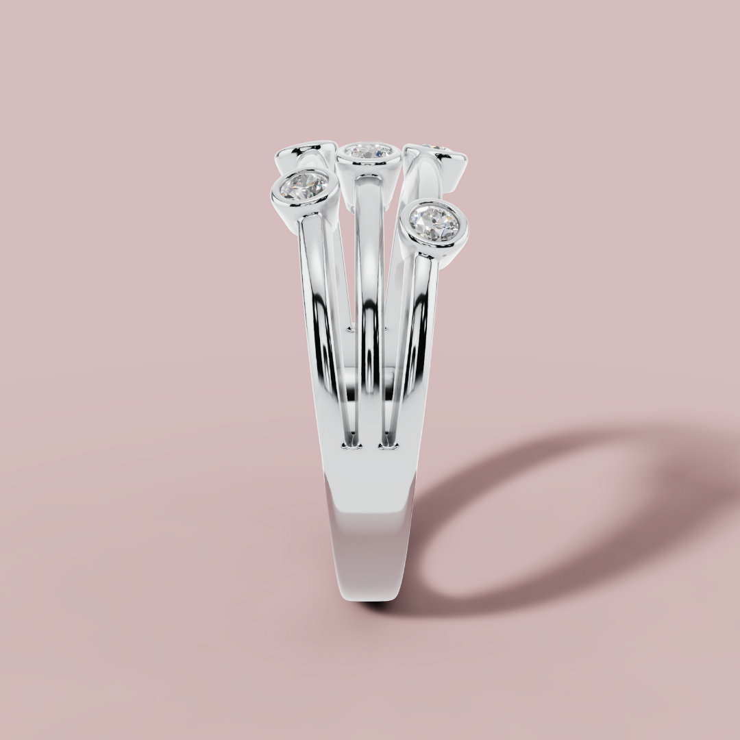 Triad Grace 925 Pure Silver Ring My Store