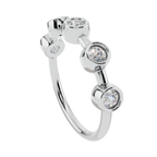 Luna Bezel Light Ring | 925 Sterling Silver | Velmé