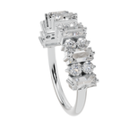 Aurora Baguette Light Ring | 925 Sterling Silver | Velmé