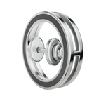 Dumbbell Strength 925 silver Rakhi/Pendant