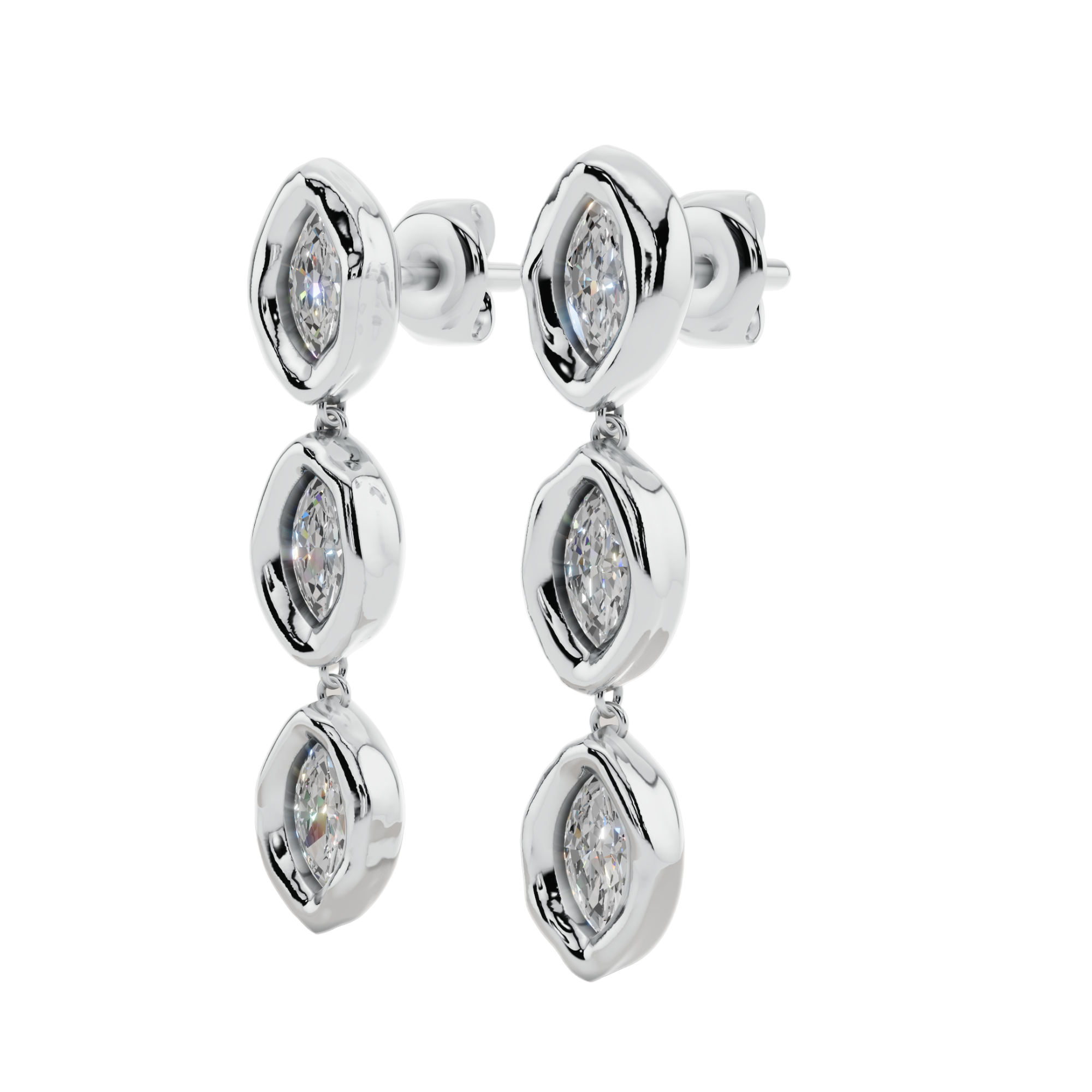 Halo Drop Earrings | Fluidé