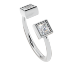Nova Prism Open Light Ring | 925 Sterling Silver | Velmé