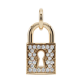 The Keepsake Lock 925 Silver Necklace | Velmé