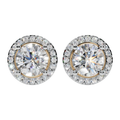 The Solara Halo 925 Silver Studs | Velmé