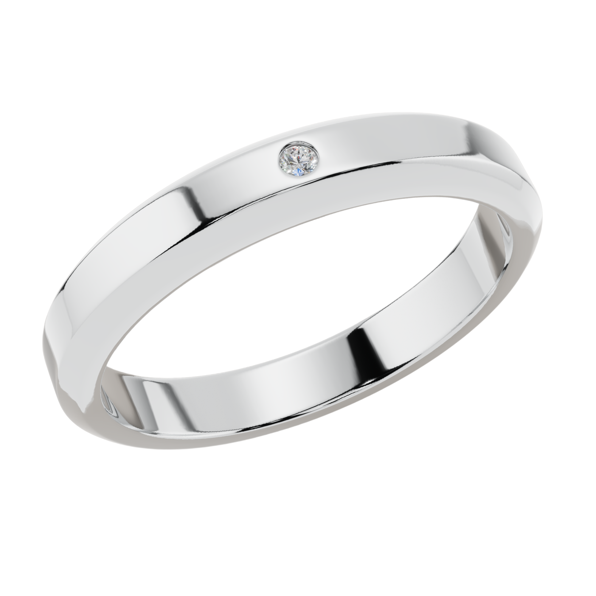 Minimalist Solitaire Men’s 925 Silver Ring | Velmé