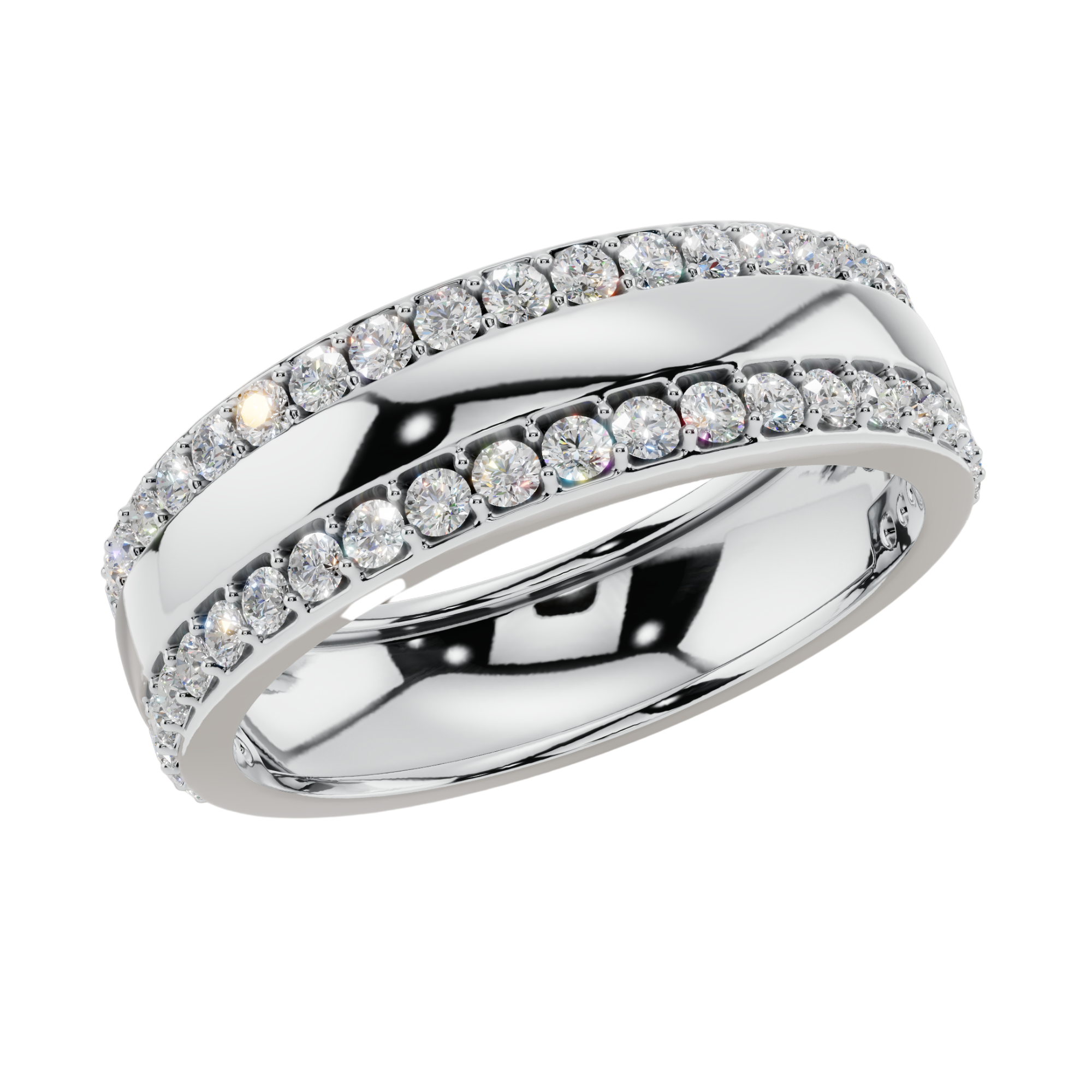 Infinity Pavé Men’s 925 Silver Ring | Velmé