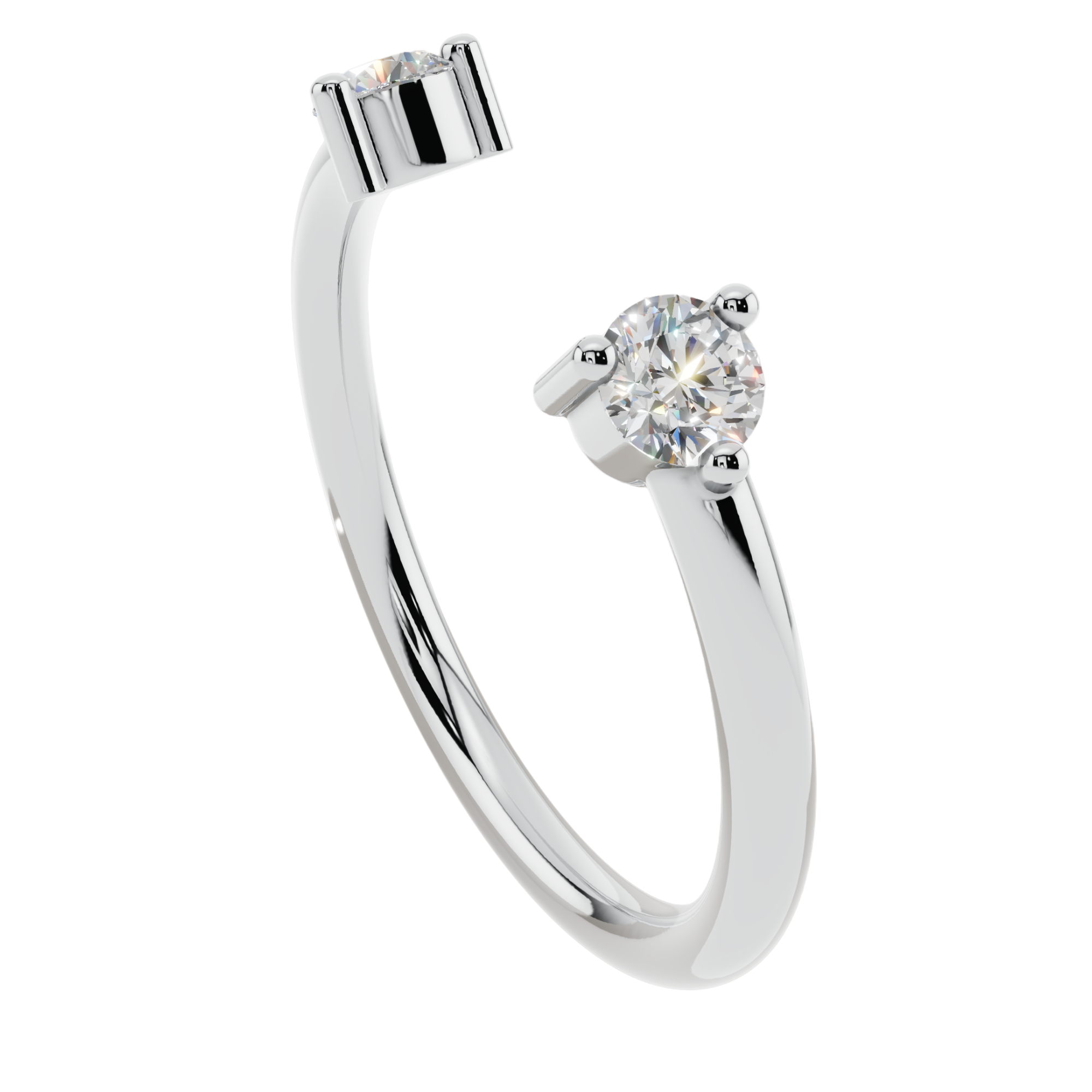 Celeste Open Light Ring | 925 Sterling Silver | Velmé