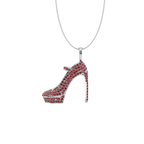 Ruby Stiletto 925 Heel Pendant | Velmé