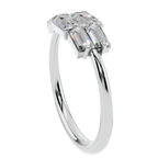 Radiant Baguette Light Ring | 925 Sterling Silver | Velmé