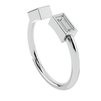 Vertex Open Light Ring | 925 Sterling Silver | Velmé