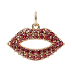 The Crimson Kiss 925 Silver Necklace | Velmé