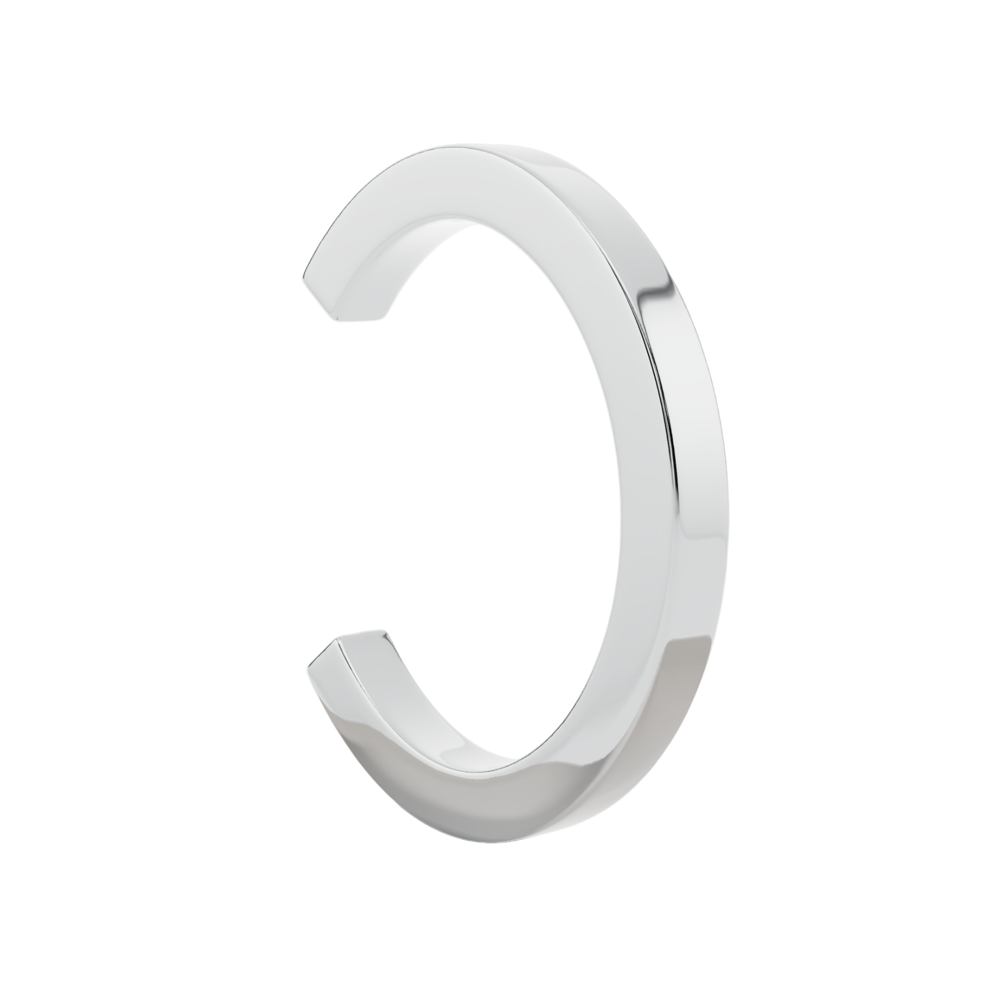 Sleek Minimalist Silver 925 Silver Earcuff | Velmé