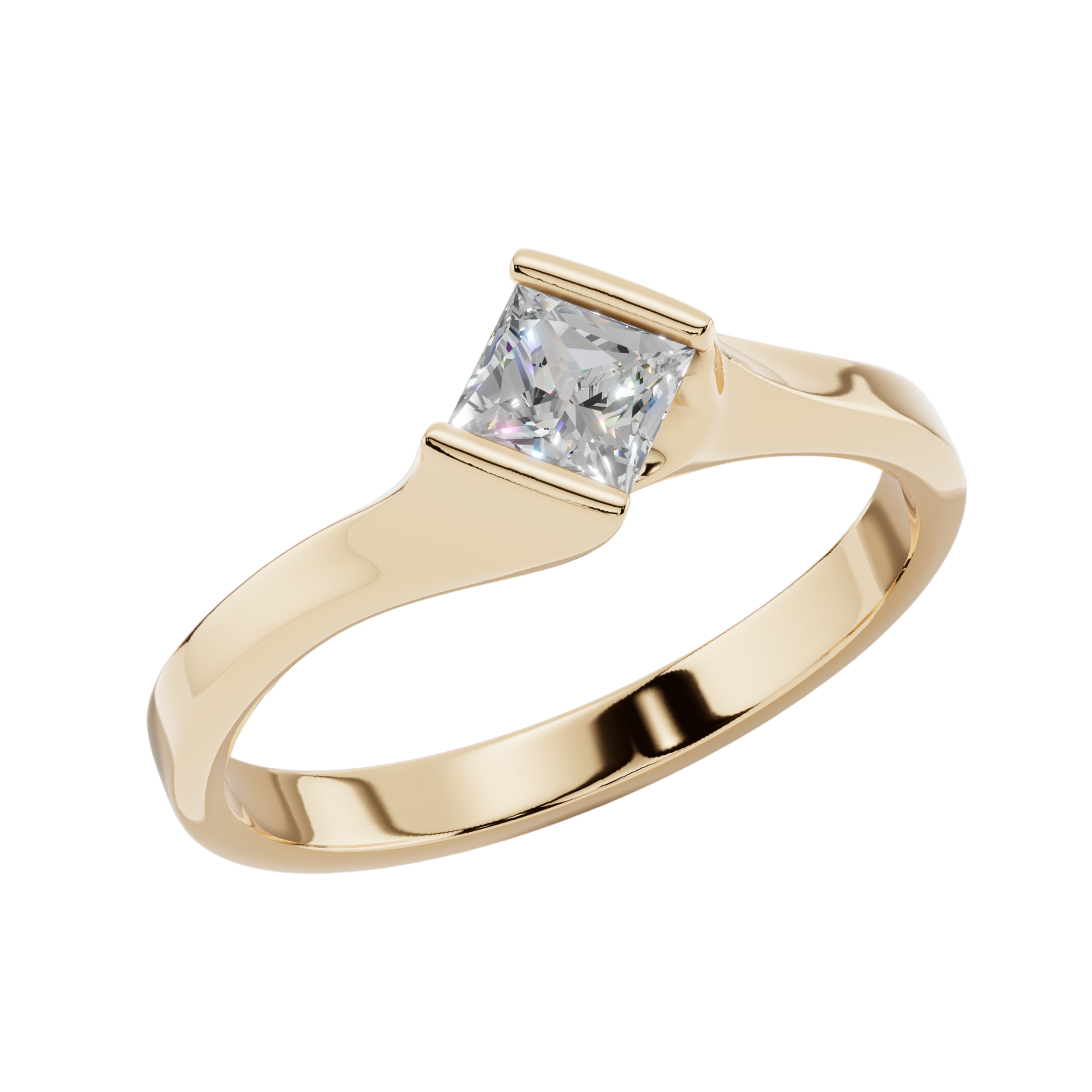 The Sculpted Princess 925 Silver Band | Velmé