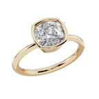 The Cushion Bezel Ring | Velmé
