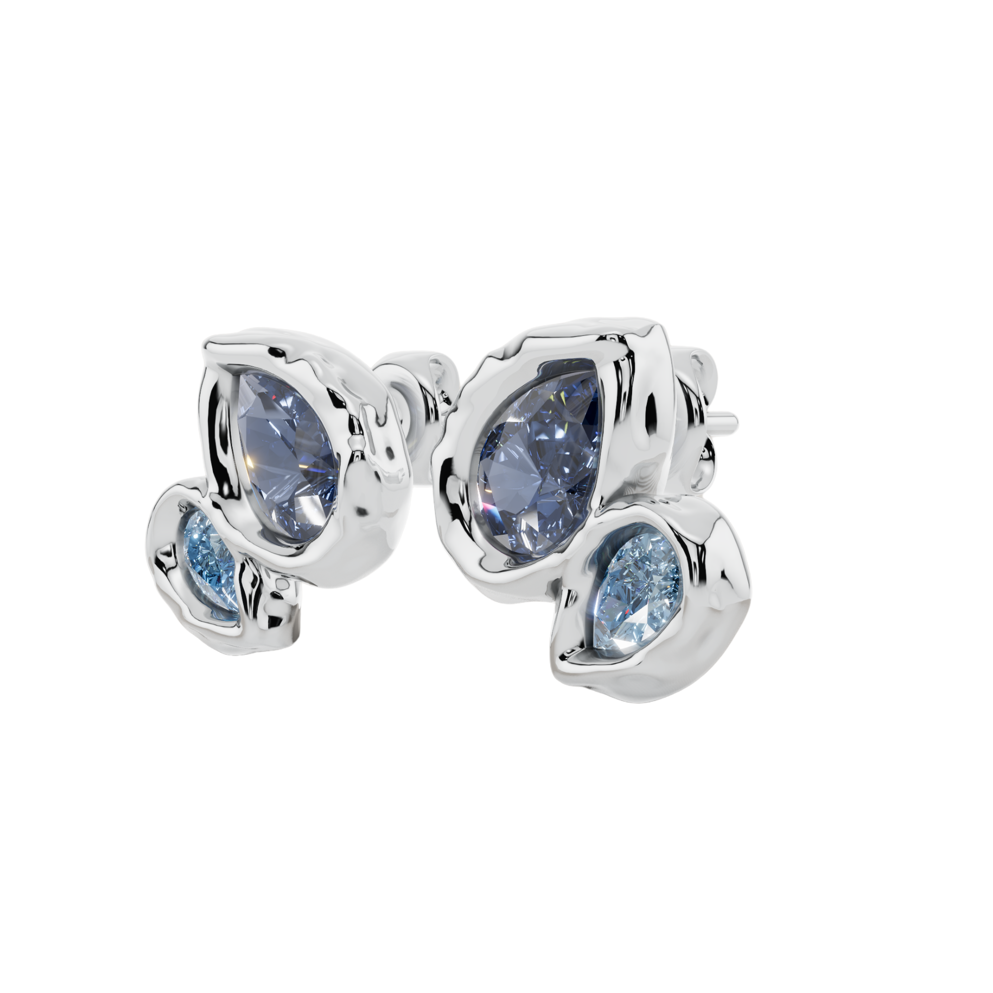 Azure Drift Studs | Fluidé