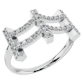 The Parallel Path 925 Silver Ring | Velmé