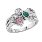 The Kaleidoscope Cluster 925 Silver Ring | Velmé