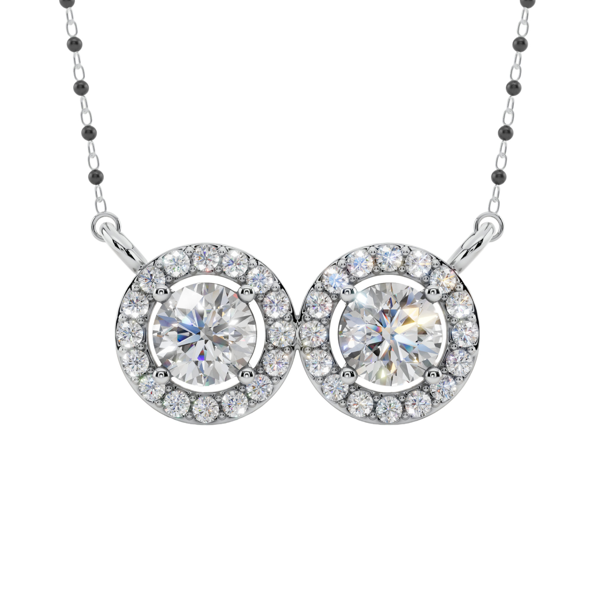 Halo Spark 925 Silver Mangalsutra | Velmé