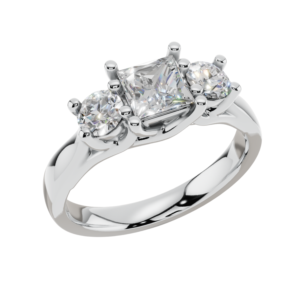 The Empress Trinity 925 Silver Ring | Velmé