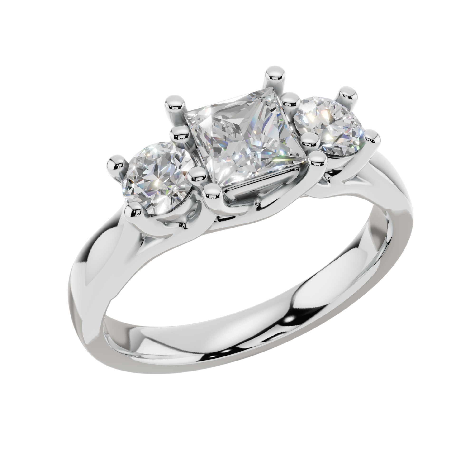 The Empress Trinity 925 Silver Ring | Velmé