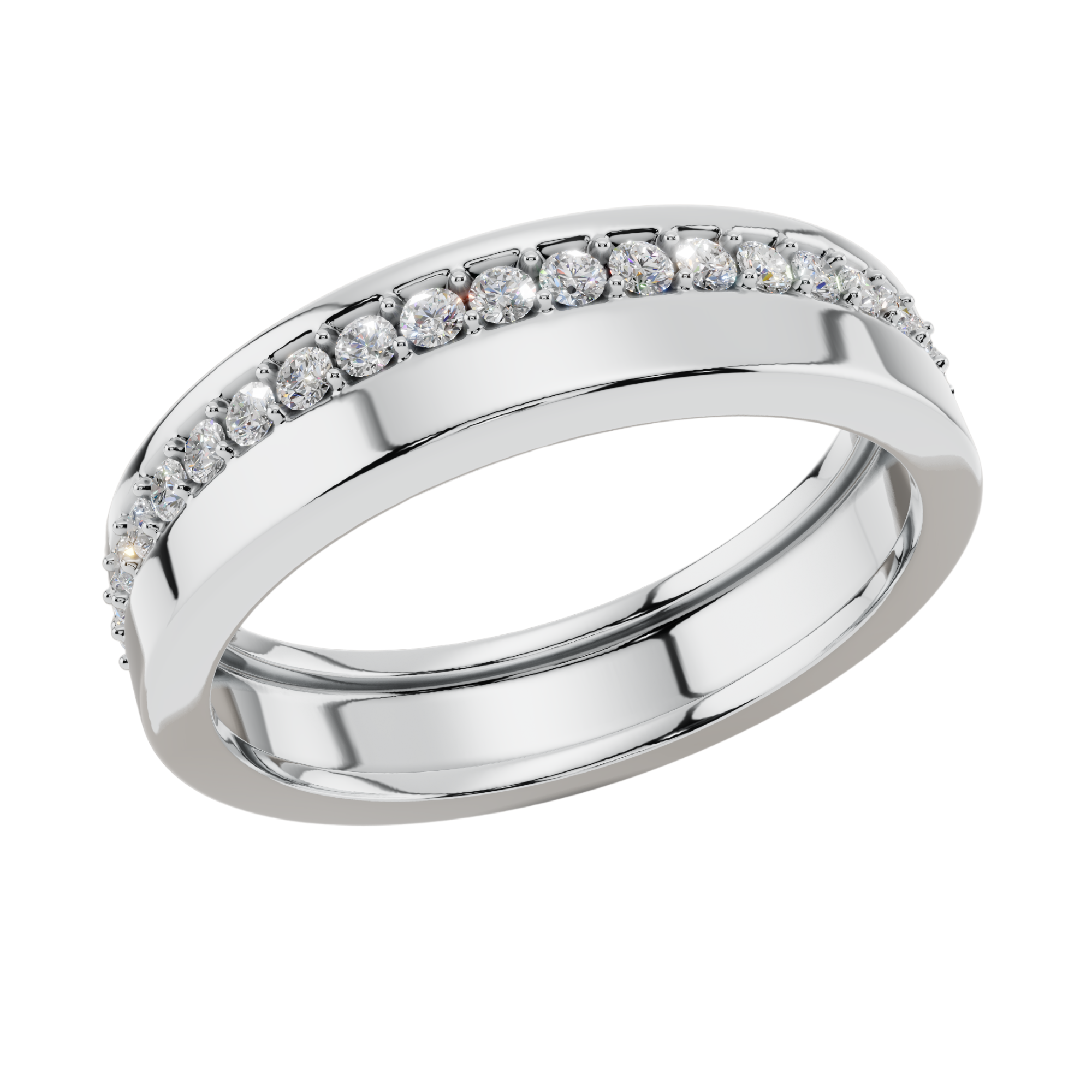 Eternity Edge Men’s 925 Silver Ring | Velmé