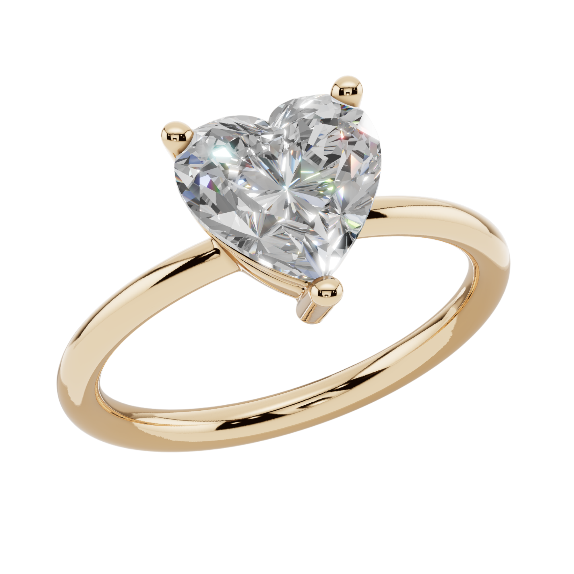 The Heart Solitaire Ring | Velmé